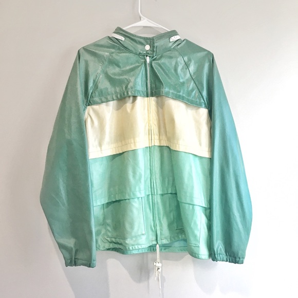 cool it! Jackets & Blazers - 4/$25 Vintage Cool It! Rain jacket shimmery blue